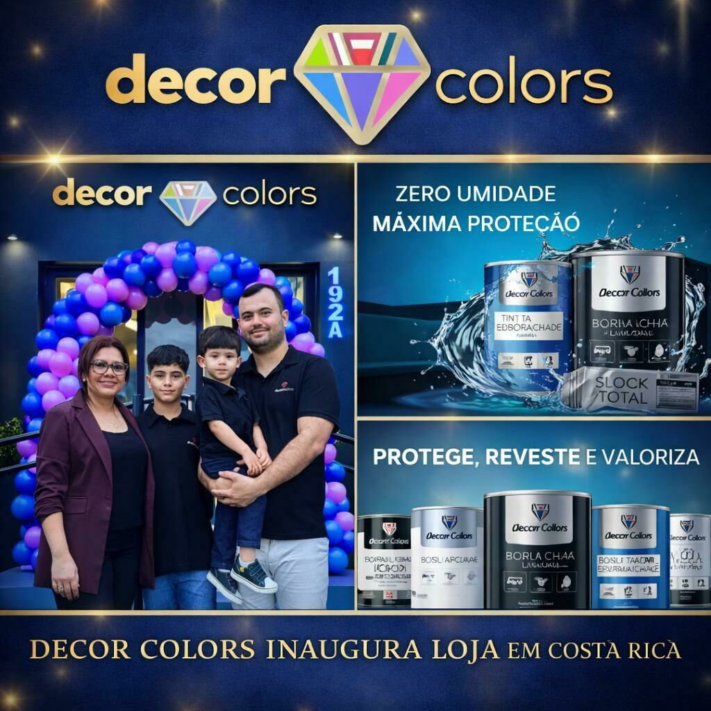 Imagem de compartilhamento para o artigo Decor Colors é inaugurada em Costa Rica e leva inovação em pintura e acabamento para a região Norte e Bolsão da MS Todo dia